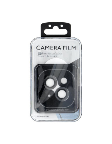 Cache caméra PROTECTOR 9H + applicateur pour IPHONE 13 / 13 MINI noir