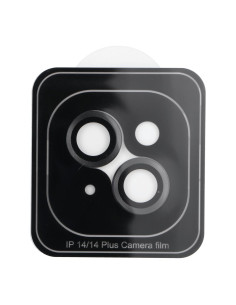 Cache appareil photo PROTECTOR 9H + applicateur pour IPHONE 14 / 14 PLUS noir