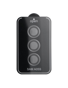 Cache appareil photo PROTECTOR 9H + applicateur pour SAMSUNG A05S noir