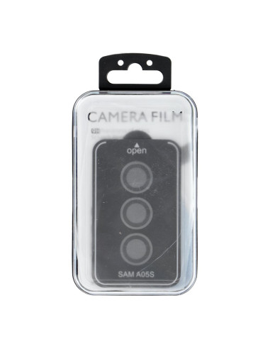 Cache appareil photo PROTECTOR 9H + applicateur pour SAMSUNG A05S noir