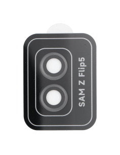 Cache appareil photo PROTECTOR 9H + applicateur pour SAMSUNG FLIP 5 noir