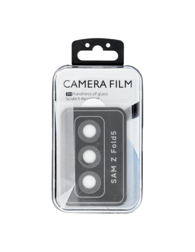Housse pour appareil photo PROTECTOR 9H + applicateur pour SAMSUNG FOLD 5 noir
