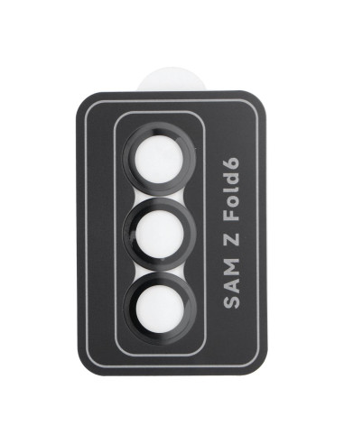 Housse pour appareil photo PROTECTOR 9H + applicateur pour SAMSUNG FOLD 6 noir