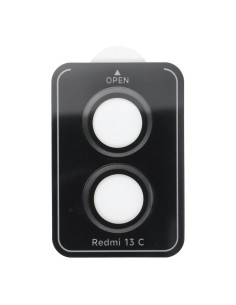 Cache appareil photo PROTECTOR 9H + applicateur pour XIAOMI 13C 4G noir