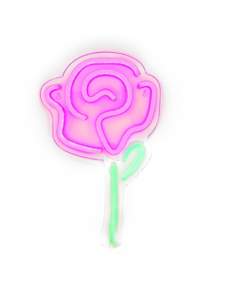 Neon LED na USB -Róża model