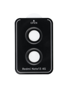 Cache appareil photo PROTECTOR 9H + applicateur pour XIAOMI NOTE 13 4G noir