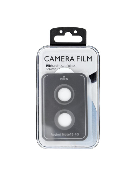 Cache appareil photo PROTECTOR 9H + applicateur pour XIAOMI NOTE 13 4G noir
