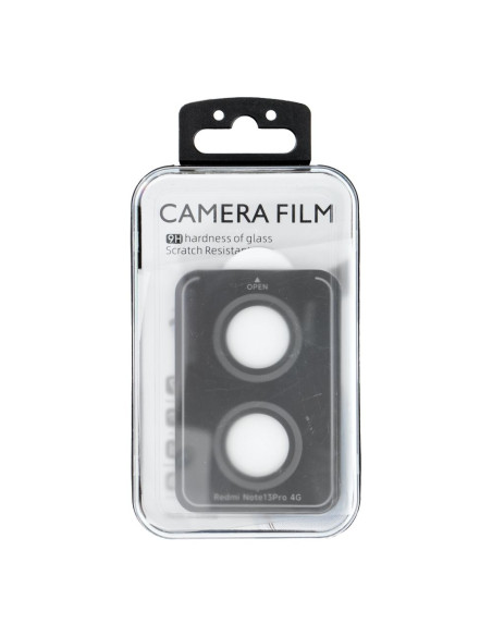 Cache caméra PROTECTOR 9H + applicateur pour XIAOMI NOTE 13 PRO 4G noir