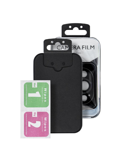 Cache caméra PROTECTOR 9H + applicateur pour XIAOMI NOTE 13 PRO 4G noir