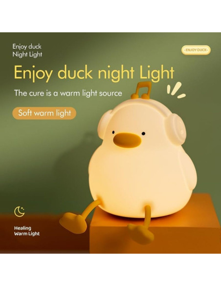 Veilleuse Art déco canard