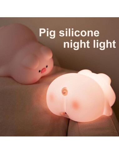 Veilleuse Art Déco Pig touch