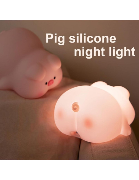 Veilleuse Art Déco Pig touch