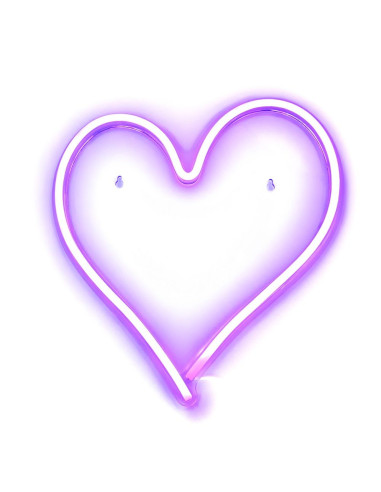 Neon LED on USB - HEART model