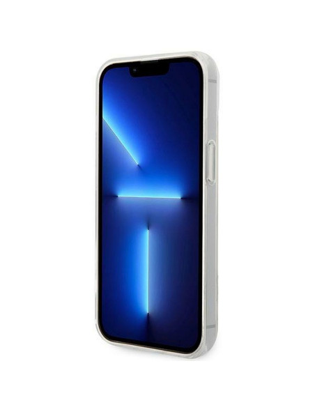 Véritable KARL LAGERFELD Case KLHCP14MCFNRC pour iPhone 14 PLUS (Choupette Eat / transparent)
