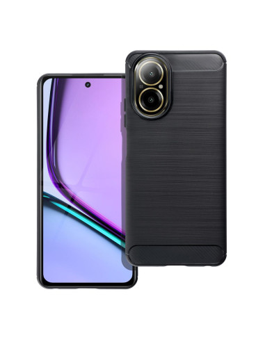 COQUE FORCELL - CARBON pour REALME C67 NOIR