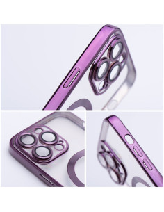 ELECTRO MAG COVER case compatible with MagSafe for IPHONE 16 deep purple 2