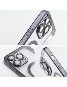 ELECTRO MAG COVER case compatible with MagSafe for IPHONE 16 black 2