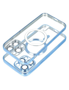 ELECTRO MAG COVER case compatible with MagSafe for IPHONE 16 Pro blue