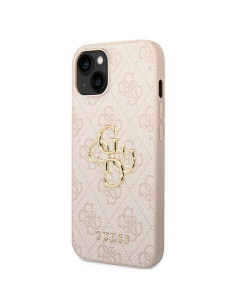Coque GUESS pour IPHONE 13 / 14 / 15 GUHCP14S4GMGPI (4G Big Metal Logo) rose 2