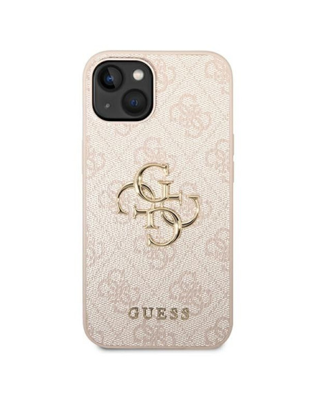 Coque GUESS pour IPHONE 13 / 14 / 15 GUHCP14S4GMGPI (4G Big Metal Logo) rose