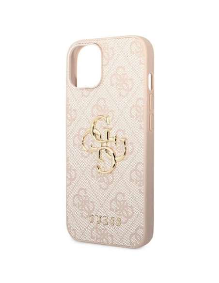Coque GUESS pour IPHONE 13 / 14 / 15 GUHCP14S4GMGPI (4G Big Metal Logo) rose