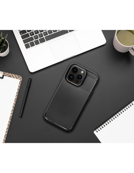 Coque CARBONE PREMIUM pour IPHONE 16 Pro Max noir