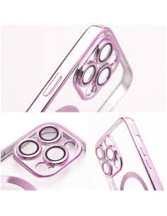 ELECTRO MAG COVER case compatible with MagSafe for IPHONE 16 Plus rose gold 2