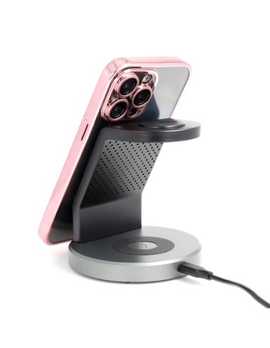 ELECTRO MAG COVER case compatible with MagSafe for IPHONE 16 Plus rose gold