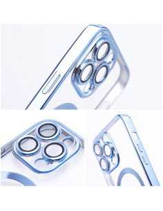 ELECTRO MAG COVER case compatible with MagSafe for IPHONE 16 Plus blue 2