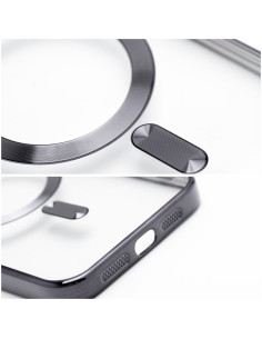 ELECTRO MAG COVER case compatible with MagSafe for IPHONE 16 Plus black 2