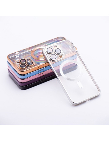 ELECTRO MAG COVER case compatible with MagSafe for IPHONE 16 Pro titanium