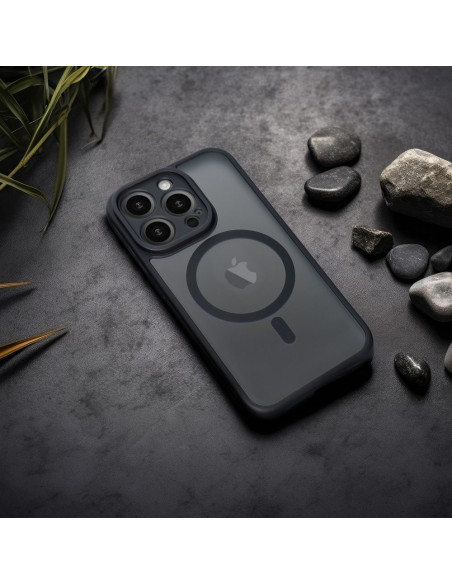 FULL MATTE MAG COVER case compatible with MagSafe for IPHONE 16 Pro black