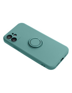 Coque SILICONE RING pour IPHONE 16 PRO MAX vert 2