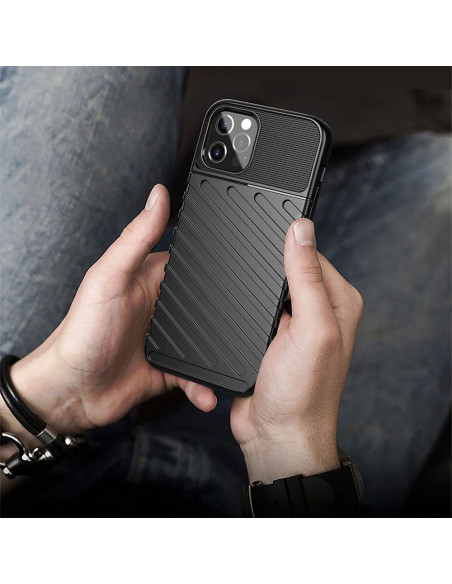 Coque THUNDER pour IPHONE 16 PRO noir