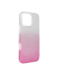Coque Forcell - SHINING pour IPHONE 16 PRO MAX TRANSPARENT / ROSE