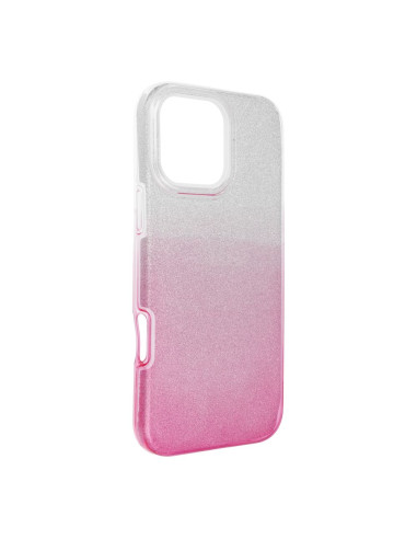 Coque Forcell - SHINING pour IPHONE 16 PRO MAX TRANSPARENT / ROSE