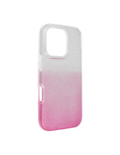 Coque Forcell - SHINING pour IPHONE 16 PRO TRANSPARENT / ROSE