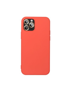 COQUE SILICONE pour IPHONE 16 PRO MAX pêche
