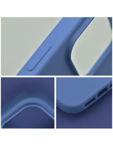 COQUE SILICONE pour IPHONE 16 PRO BLEU