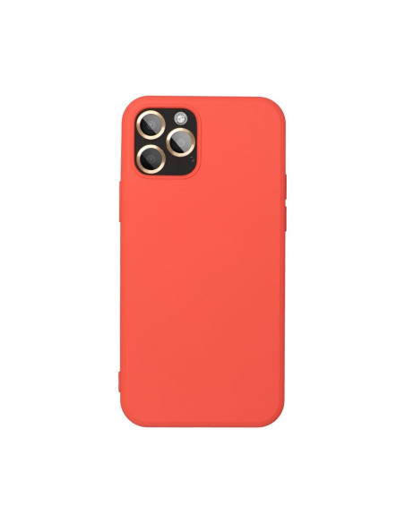 COQUE SILICONE pour IPHONE 16 PRO pêche