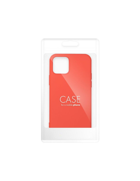 COQUE SILICONE pour IPHONE 16 PLUS pêche