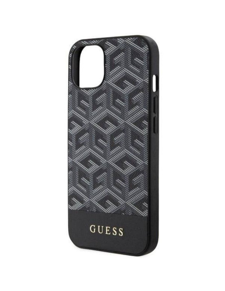 GUESS case for IPHONE 14 GUHMP14SHGCFSEK (MAG GCUBE) black