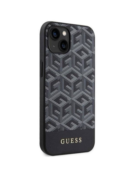 GUESS case for IPHONE 14 GUHMP14SHGCFSEK (MAG GCUBE) black