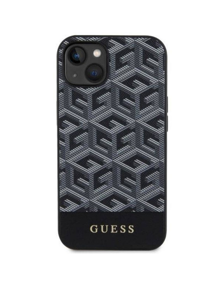 GUESS case for IPHONE 14 GUHMP14SHGCFSEK (MAG GCUBE) black