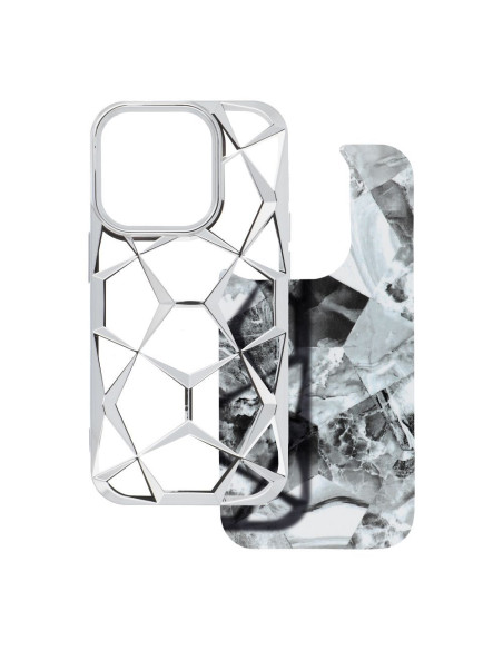 Coque TWINKI pour IPHONE 16 PRO argenté