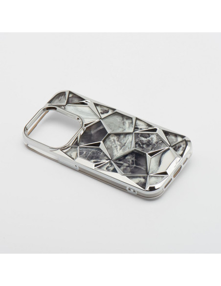 Coque TWINKI pour IPHONE 16 PRO MAX argenté
