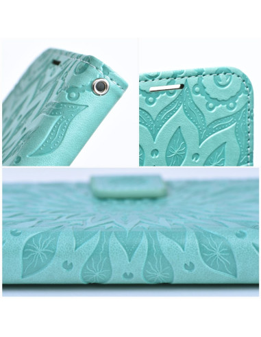 Etui MEZZO Book pour IPHONE 16 mandala vert