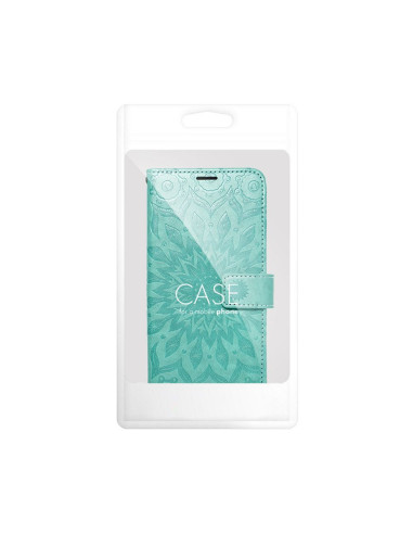 Etui MEZZO Book pour IPHONE 16 mandala vert