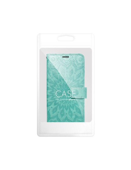 Etui MEZZO Book pour IPHONE 16 mandala vert