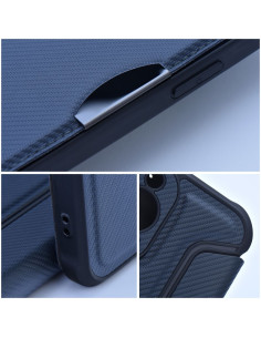 Etui RAZOR Book pour IPHONE 16 Pro noir 2